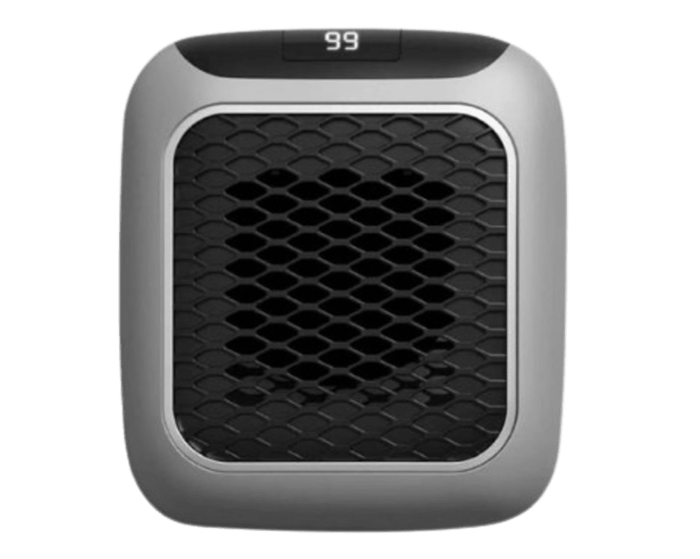 Portable Fan Heater With Adjustable Thermostat and Timer