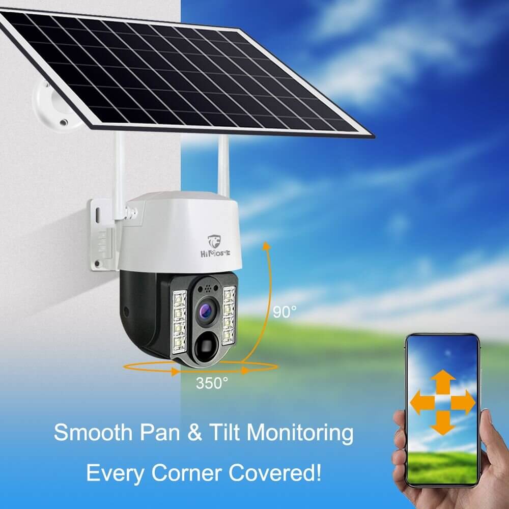 1.5 Inch WiFi 5W Solar Security Camera
