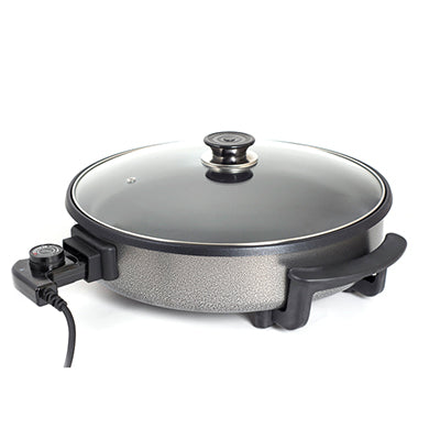 1500w Electric Pizza Pan with Glass