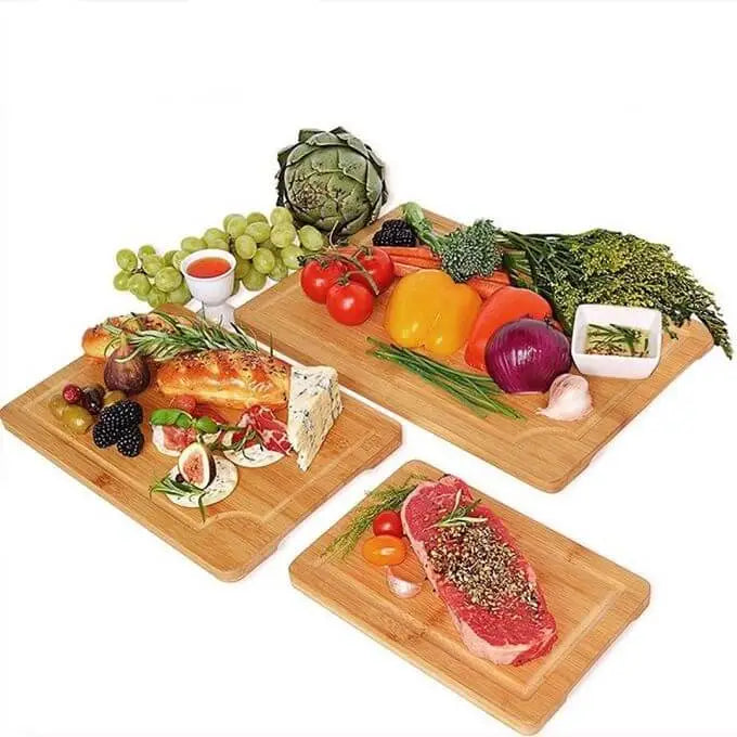 3 Pieces Wood Cutting Boards