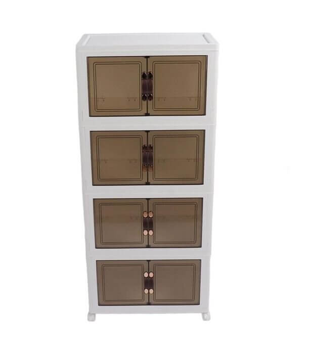4 Layer Stackable Storage Box Organisers