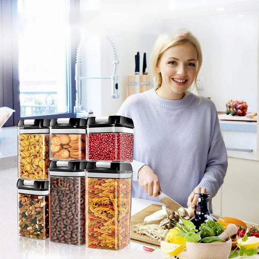 6 Pieces Airtight Food Storage Containers Set