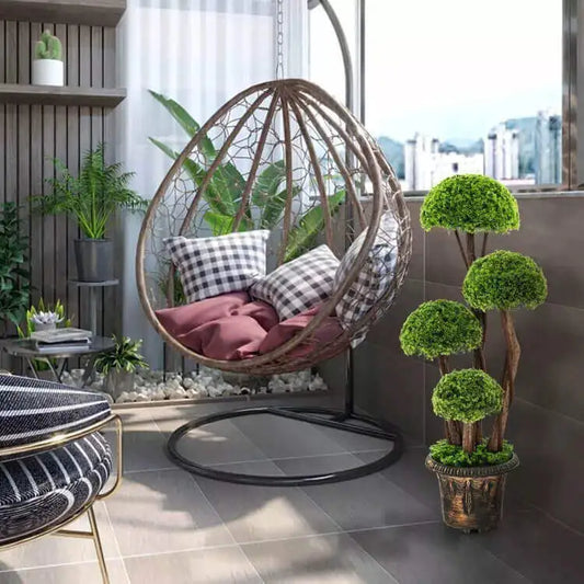 Artificial Topiary Potted Plastic Boxwood Tree
