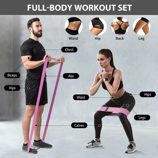 Hip Resistance Exercise Band 3Pcs