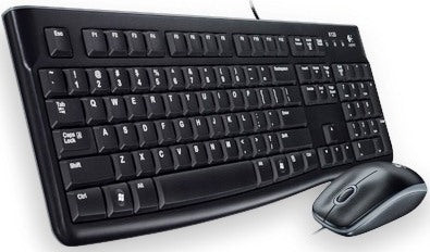 Logitech MK120 Wired USB Desktop Combo - Keyboard & Mouse