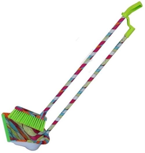 Long Broom and Stand Up Dustpan