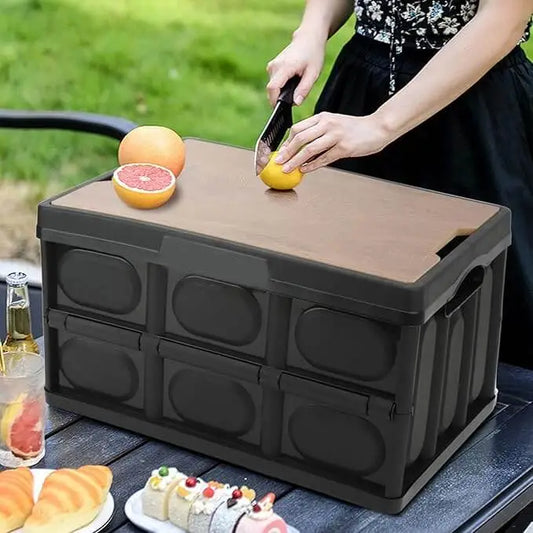 Collapsible Picnic Basket with Handle