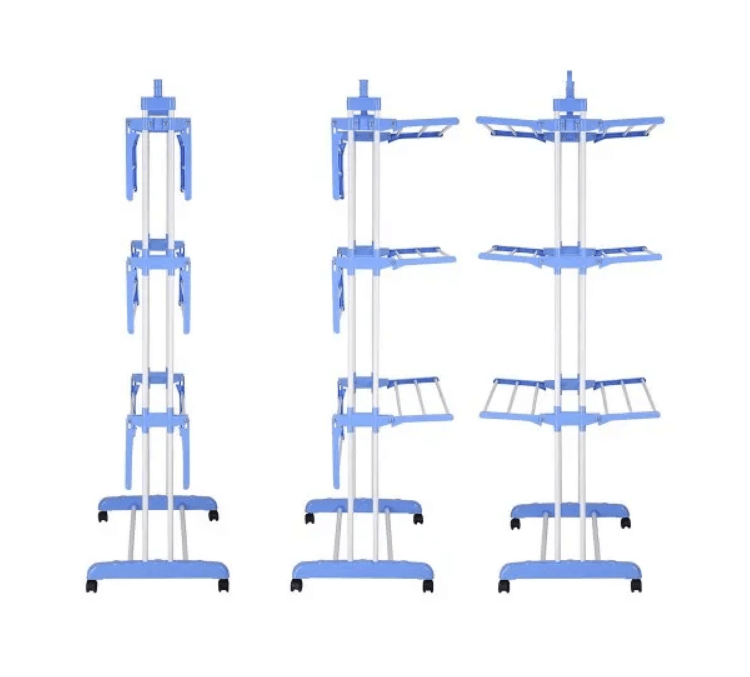 Foldable 3 Tier Clothes Rack Outdoor Indoor Airer