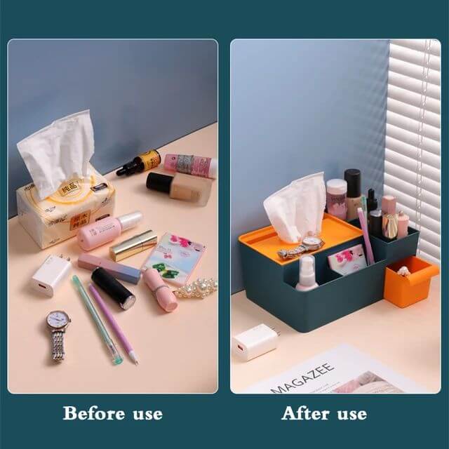 Multi Functional Facial Tissue Holder