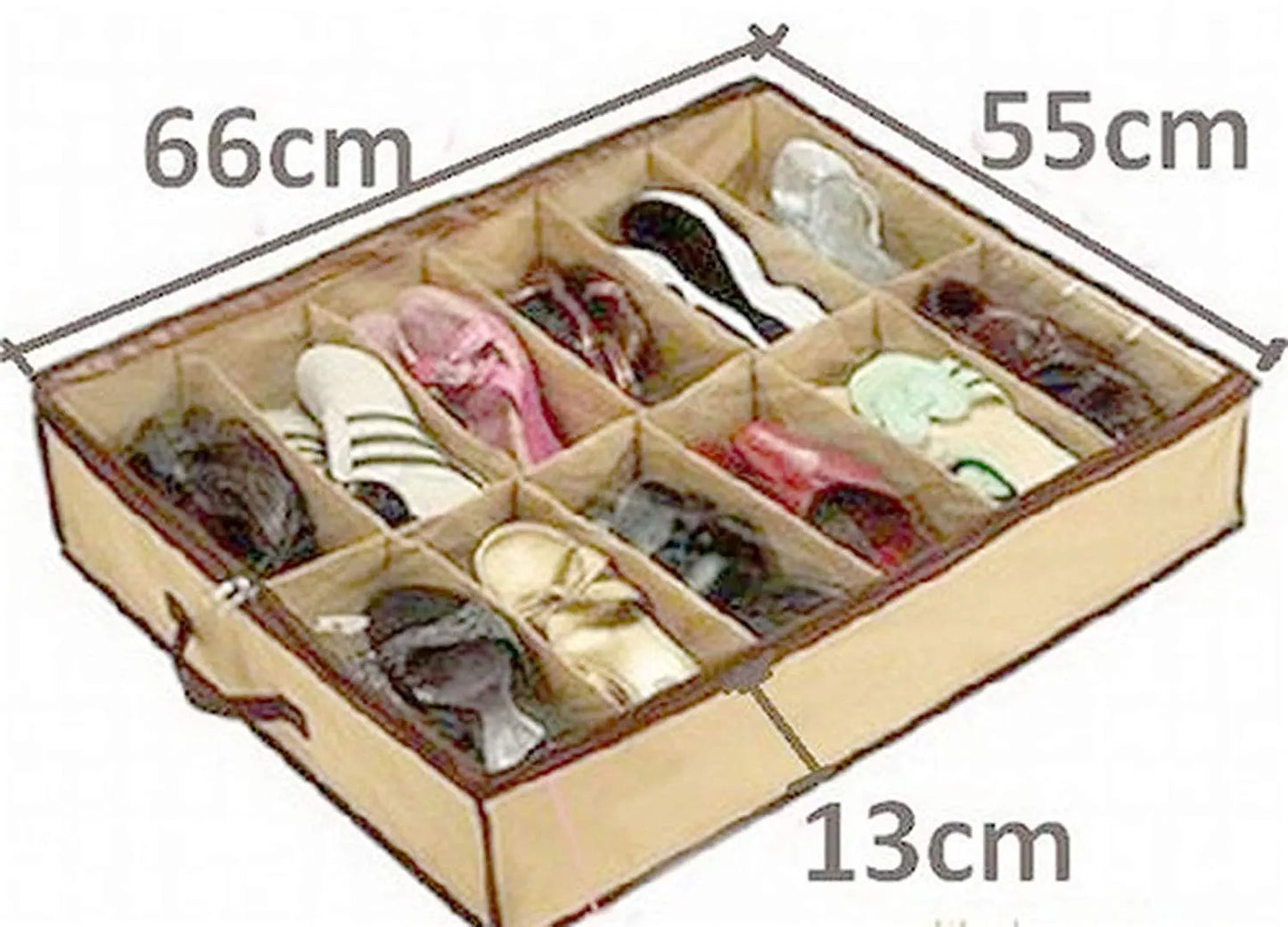 Shoe Underbed Storage Organizer