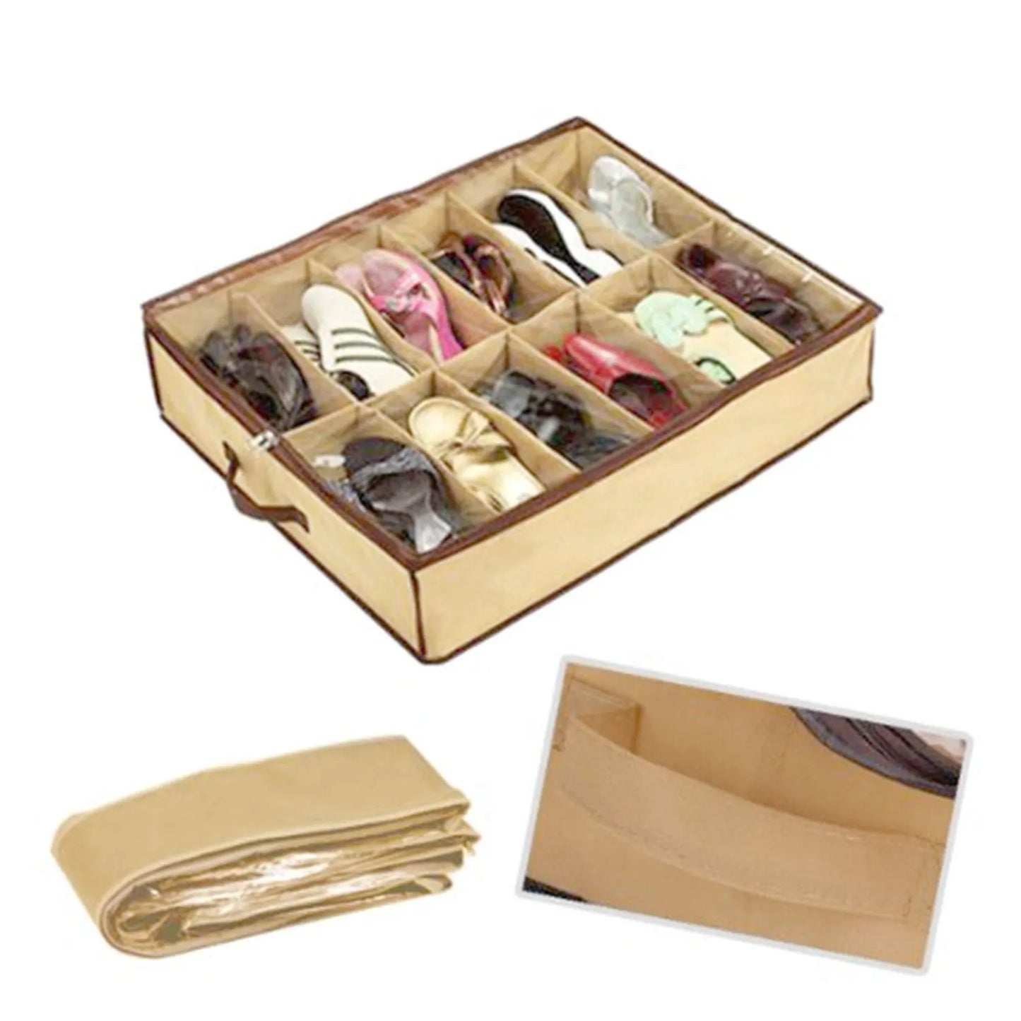 Shoe Underbed Storage Organizer