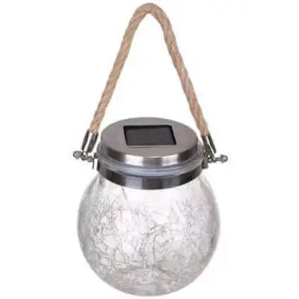 Solar Crystal Crack Ball Glass Night Light