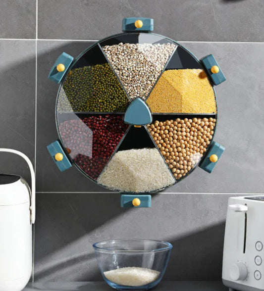 Wall Mounted 360 Degree Rotatable Cereals Grain Storage